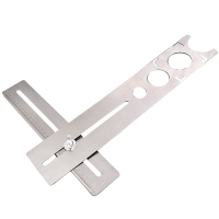 墙砖瓷砖万向开孔器带定位器磁砖可节角度打孔尺贴多功能高精度