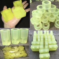 牛筋橡胶板材 聚氨酯PU棒板耐磨弹优力胶条弹力空心减震垫片加工
