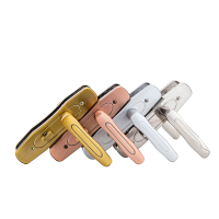 卫生间厕所洗手间浴室执手锁单舌125mm孔距锁无钥匙卫浴锁