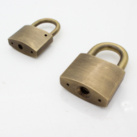 纯铜正品铜加厚复古挂锁/大锁/防盗防水家用挂锁中式仿古包邮