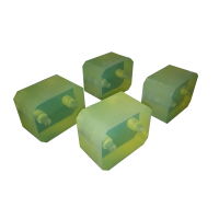 聚氨酯板10优力胶防撞块加工15牛筋板材20mm减振25空心管8PU棒A90