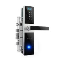 家用指纹锁密码电子锁盼盼王力小帅保德安防盗锁体适配刷卡锁