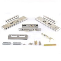 房锁不锈钢锁室内卧室锁实木锁铜锁芯执手锁具大小50锁体