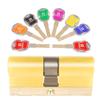 锐赛特RESET超c级8轨道全铜36叶片防盗通用型家用锁芯可定制