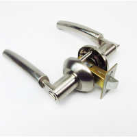 无钥匙厨房浴室锁把手洗手间锁舌厕所卫生间锁卫浴执手孔距40MM