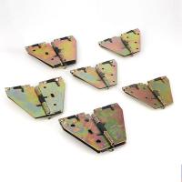 活动板面十字弹簧铰链折叠餐桌台铰圆桌翻板蝴蝶合页