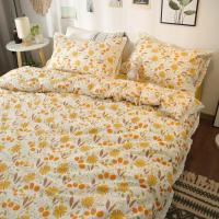 小花边床品床单被套小碎花田园淑女韩式小清新床上四件套1.8米1.5