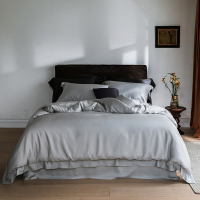 100支轻奢天丝四件套 夏季套件色简约床上用品床笠凉感