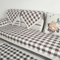 沙发垫四季通用棉麻亚麻老粗布防滑坐垫子北欧简约布艺沙发套罩