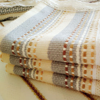 老帆布床单加厚加密老粗布床单凉席1.8m床亚麻软席可折叠水洗