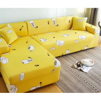 通用皮沙发套全包套罩防尘巾色单人坐垫可爱卡通盖布小清新