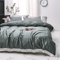 北欧 高品质天丝四件套色80支刺绣莱赛尔纤维4件套春夏被套