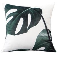 北欧粉绿抱枕清爽简约现代沙发靠垫美式靠枕办公靠垫方枕绒布抱枕