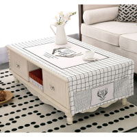 北欧茶几桌布防水桌垫免洗防烫网红ins盖布防尘茶几垫 茶几布