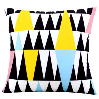 定制北欧双面几何简约时尚小清新抱枕靠垫客厅沙发靠枕抱枕套含芯