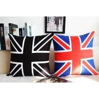 定制黑白英国北欧美式乡村抱枕靠枕沙发样板房靠垫套含芯