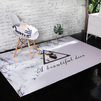 客厅地毯茶几沙发北欧简约现代北欧风几何轻奢卧室短毛加厚毯垫大