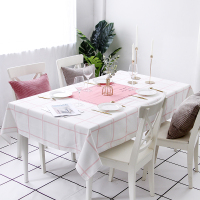 桌布布艺棉麻小清新风格ins北欧网红布艺防水桌垫欧式茶几餐桌布