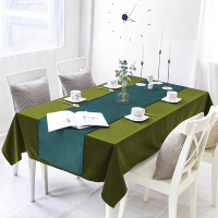 轻奢丝绒桌布北欧桌布ins桌布色桌布网红餐桌桌布家用桌布台布