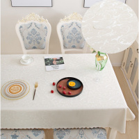 餐桌布防水防油免洗无味防烫布艺茶几简约现代台布长方形家用桌垫