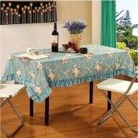 加厚餐布艺 台布欧式 茶几 多用盖巾冰箱盖布 长方形