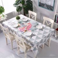 北欧桌布网红ins风防水棉麻长方形茶几布家用书桌桌垫布艺 餐桌布