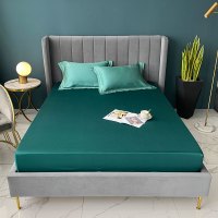 夏季60支莱赛尔纤维兰精天丝床笠 色丝滑凉爽单件床罩