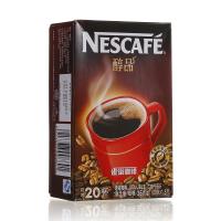 Nescafe/雀巢黑咖啡醇品黑咖啡纯黑速溶苦咖啡粉20袋装