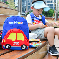 喻娄TOMY卡幼儿园书包男女孩小学生轻便卡通汽车儿童双肩包3-5岁书包