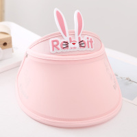 喻娄儿童帽子女童夏季薄款大檐防晒遮阳帽宝宝卡通沙滩凉帽男童空顶帽帽子