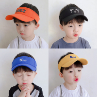 喻娄春夏季儿童防晒遮阳帽空顶帽子男女童出游鸭舌帽透气帽宝宝太阳帽帽子