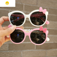 喻娄儿童太阳镜女童可爱超萌宝宝眼镜小女孩软腿硅胶偏光墨镜儿童太阳镜