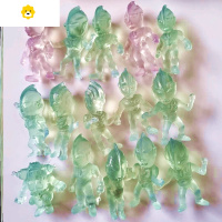 真智力水晶变色公仔玩具软胶卡片超萌方块盲盒玩偶像皮证件卡身份 随机12小盒+1个大公仔-J51动漫