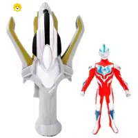 真智力D银河火花银河变身器召唤器克特利火炬圣枪武器儿童玩具 B45-高品质银河火花+银河13CM 软胶动漫
