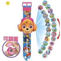 真智力儿童玩具电子手表幼儿园男女孩抖音玩具卡通发光投影手表 天天(送电池+螺丝刀)动漫