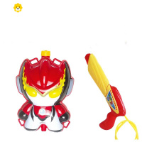 真智力儿童玩具喷水枪卡通背包式抽拉式恐龙呲男少女孩子的网红滋 罗索奥特曼(红)2.5L 标准配置动漫