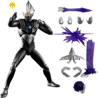 真智力赛罗的玩具贝利亚ct拼装模型多关节超可动迪迦手办欧布SHF 暗黑迪迦ACT2.0+支架 18关节可动动漫