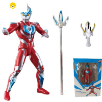 真智力泽塔阿尔法装甲利刃豪华版超可动捷德银河初升人偶玩具 银河超人带武器光线 18CM超可动动漫