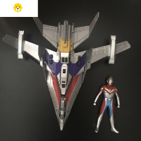 真智力戴拿变身器闪光剑召唤器玩具胜利鹰合体飞机拼装模型儿童 三合体飞机+13Cm戴拿软胶动漫