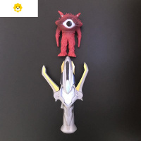 真智力。变身器召唤器玩具银河火花枪维克特利火炬赛罗迪咖 银河火花+加恩Q约13CM动漫