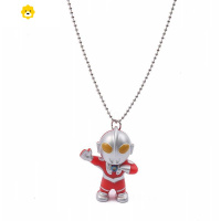 真智力创意挂脖儿童玩具可发光发声玩具挂件挂饰生日礼品 项链奥特曼[发光发声]单个动漫