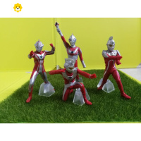 真智力扭蛋食玩模型手办拼装四款泰罗赛文杰克梦比优斯 4款一套动漫