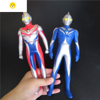 真智力大号软胶玩具戴拿帝拿 高斯 猎手剑希卡利可动人偶 大号戴拿+大号高斯动漫