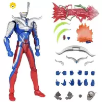 真智力捷德 基德 SHF ACT玩具模型 原始形态 超可动软胶人偶手办 赛罗ACT+支架 18关节可动动漫