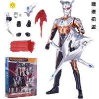 真智力赛罗豪华版无限形态捷德关节超可动人偶带武器光线手办玩具 升级暗黑赛罗带武器光线 18CM超可动动漫