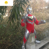 真智力毛绒 赛罗迪迦男孩玩具 盖亚公仔超大号布娃娃玩偶 红色盖亚70厘米 奥特曼70厘米动漫