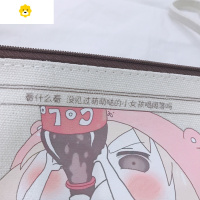 喻娄韩版笔袋女简约is潮大容量帆布双层日系初中小学生文具盒儿童少女心可爱铅笔盒男孩创意铅笔袋卡通文具袋