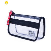 喻娄Rough Eough透明笔袋is日系防水创意学生高考文具袋铅笔盒考试