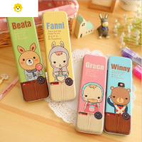 喻娄马口铁文具盒幼儿园小学六一儿童礼物礼品学习文具批发收纳笔盒铅