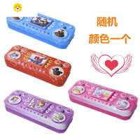 喻娄铁皮文具盒三层小学生儿童大容量铅笔盒男女韩版可爱简约学习用品